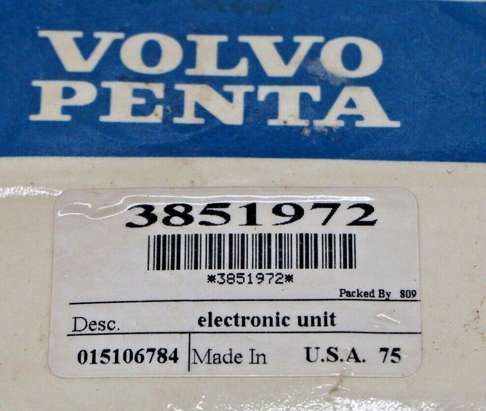 3851972 NEW Genuine OEM Volvo Penta Electronic Unit FREE
