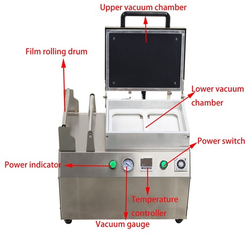 Bench Vacuum Fitting Machine Vacuum Body Fitting Packager Fresh-keeping 110V 1KW - Picture 19 of 23