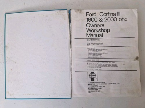 Ford Cortina Mk3 1600 2000 OHC Haynes Manual 1970 - 1976 L XL GT E Saloon Estate - Picture 7 of 24