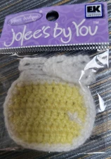 JOLEE'S Boutique By You Embellishment Yellow Bib Crocheted Yarn Baby Child Kids