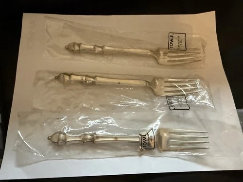 TOWLE CARPENTER HALL STERLING SILVER SALAD FORK- Factory Sealed Brand New