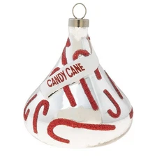 Kat + Annie - Hershey's Candy Cane Kiss Ornament - 87908