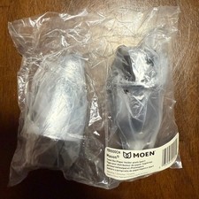 NEW Moen Mason YB8000CH Towel Bar / Toilet Paper Holder POSTS Set of 2 - Chrome