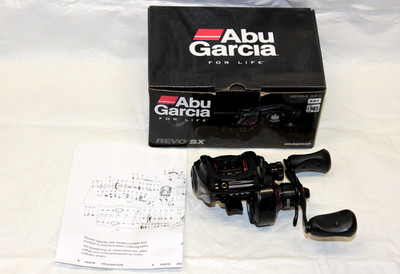 NEW IN BOX REVO4 SX-L ABU GARCIA REVO SX GEN 4 BAITCAST FISHING REEL LEFT 6.6:1