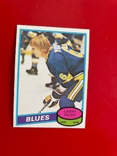 1980-81 O-Pee-Chee hockey set break OPC #310 Larry Patey - St. Louis Blues NRMT