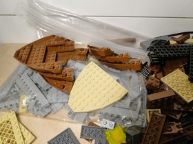 LEGO Star Wars 6210 Jabba's Sail Barge Parts Pieces Not Complete No Figures