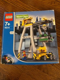 LEGO Cargo Crane "LEGO World City" 4514 RARE