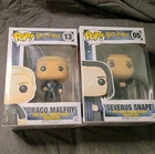 Funko Pop Lot Of 2 Harry Potter 05 Severus Snape 13 Draco Malfoy Damaged Boxes