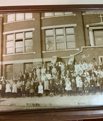 Vintage 1925 Catholic School Photo /Picture 32x10” READ - Picture 4 of 10