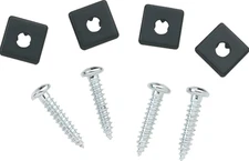 (8-PACK) BELL AUTOMOTIVE 00458-8 LICENSE PLATE FASTENERS w/NYLON NUTS *C7
