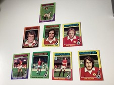 MANCHESTER UNITED x 8 TOPPS BAZOOKA Vintage Football Cards