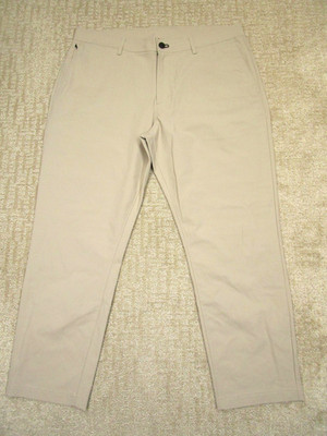 Public Rec Pants Men 36x28 Brown Performance Chino Stretch Travel Athletic Golf