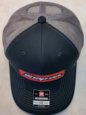 Snap-on Patch on Richardson 112 Trucker Hat Snapback Black  display picture 2