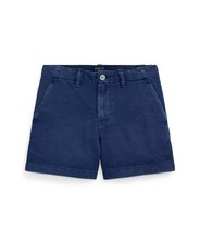 Polo Ralph Lauren Chino Shorts Big Girls 12 Light Navy Zip Fly Button Closure