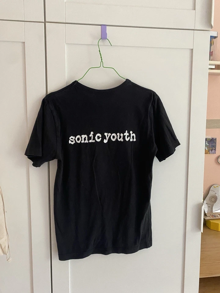 Vintage Sonic Youth T-Shirt “Washing Machine” Hanes Tag S - 90s band tee - Immagine 2 di 4