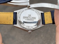 Breitling Chronomat 36 Automatic White Diamond Dial Watch A10380 16