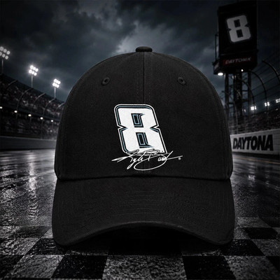 HOT ITEM! Rowdy K.Busch #8 Memorial Signature Adjustable Hat - NASCAR Fan Cap