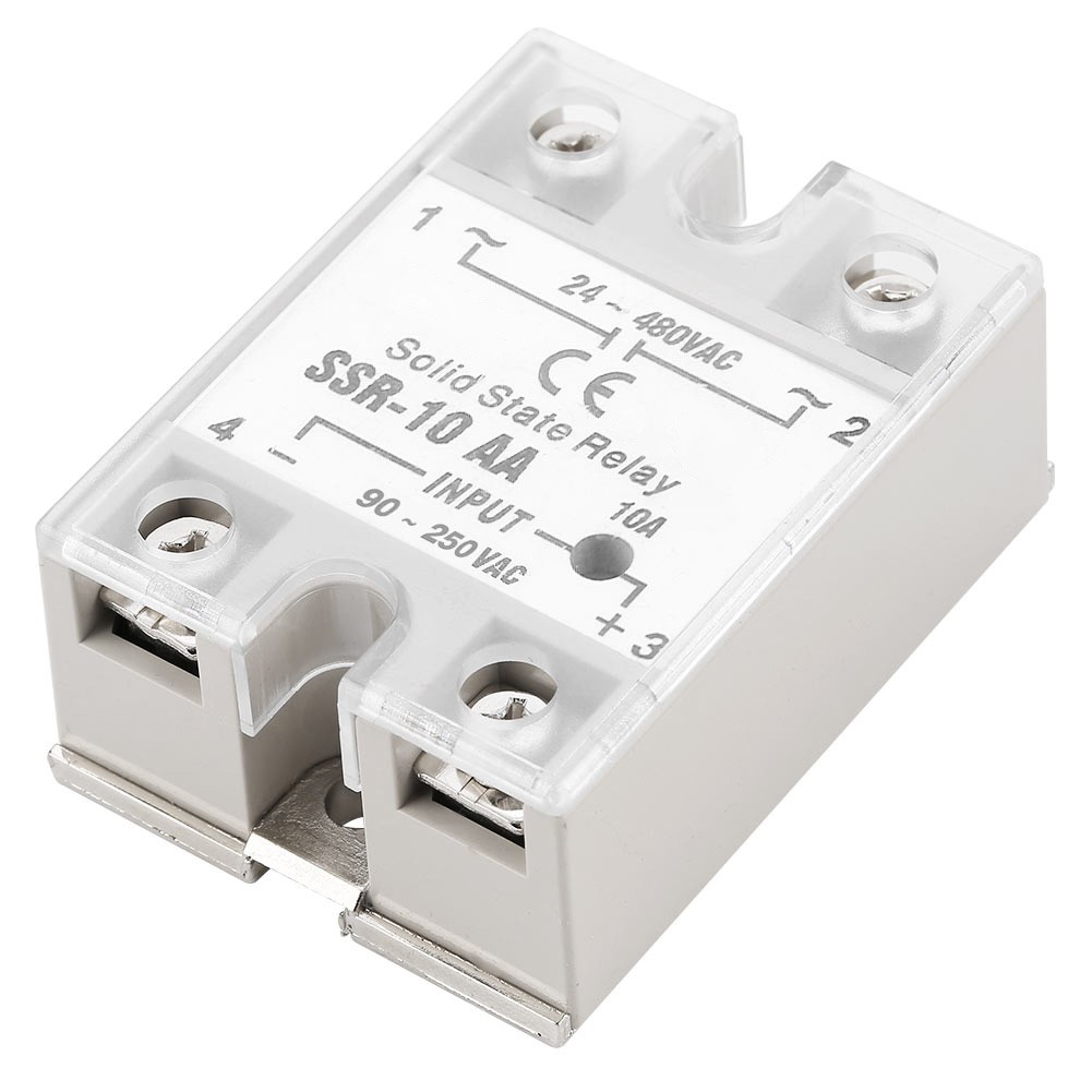 _SSr 10 AA 10A Solid State Relay Module SSR AC-AC Input 90-250V AC Output