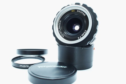 [Almost Unused] Voigtlander SC Skopar 25mm f/4 Lens for Nikon S Mount From JAPAN