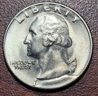 A NO Date Washington Quarter Lg. Rim Cud Over Date Error Coin Copper Nickel