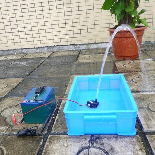 Mini WasserpumpeTauchpumpeBrunnenpumpe Salz Schlüsselwörter Springbrunnen Teich - Bild 17 von 21