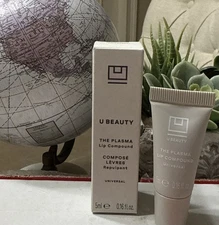 U BEAUTY The Plasma Lip Compound UNIVERSAL 5mL / .16 Fl Oz Travel Size NIB M3