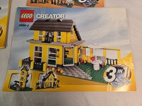 LEGO 4996 Creator 3n1 Beach House Complete w/ All 3 Manuals; No Box