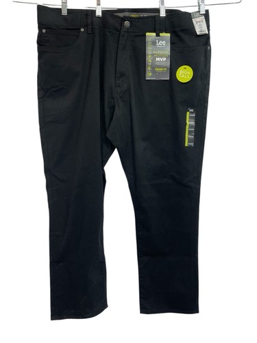 Lee Extreme Motion MVP Mens Sz 44x29 Black Stretch Waist Denim Jeans (HH12) NWTs - Picture 1 of 5