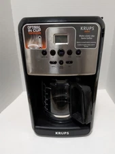 Krups ThermoBrew Technology  EC312 12 Cup Programmable Coffee Maker Works Great