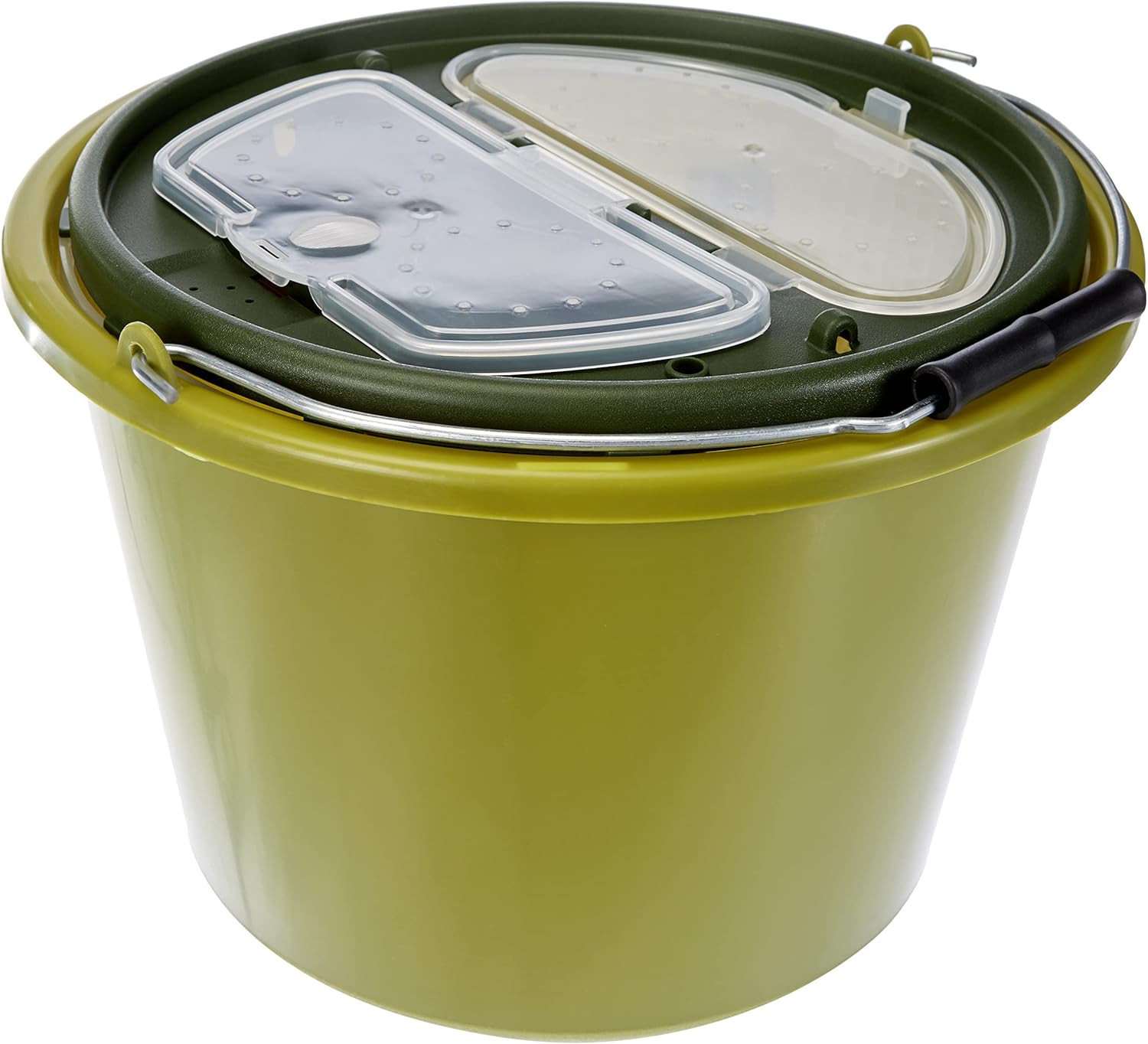 Secchio Plastica Panaro 11612N.335 Verde - Ideale per Orto e Giardino