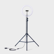 Heyday 12 RGB Ring Light with Tripod Phone Mount Mobile Stand - Dark Blue