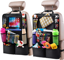 Backseat Car Organizer, Kick Mats Back Seat Protector with Touch Screen