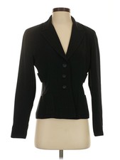 Signature by Larry Levine Women Black Blazer 4