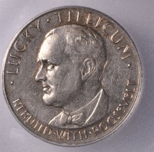 1933 Franklin D. Roosevelt Lucky Tillicum Century Of Progress Token - ICG EF45 