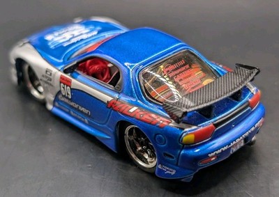 🔥Jada Toys - Dub City - Import Racer - Mazda RX-7 (Blue/Silver