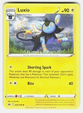 Pokemon TCG Luxio Crown Zenith 042/159 Uncommon NM