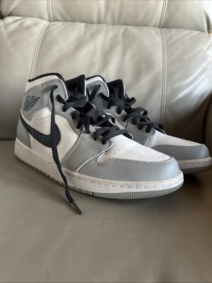 Size 9.5- Jordan 1 Mid Gray 2020- Slightly Worn- Size 9.5
