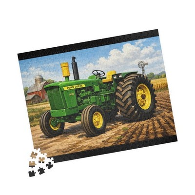 Vintage John Deere 5020 Tractor Puzzle 520 Piece | Farm Scene Jigsaw
