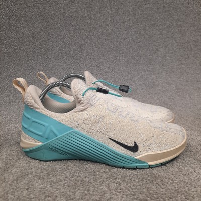 Nike React Metcon Training Shoes Sneaker Women's Size 9.5 White Blue BQ6046-203