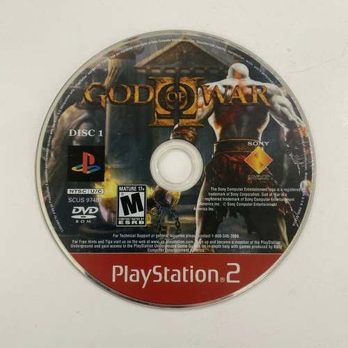 God of War 2 (Sony PlayStation 2 PS2) Disc 1 Only