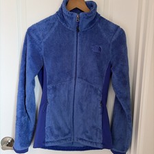 North Face Fleece Jacket Womens Sz Small Royal Blue Full Zip Hiking Outdoors NEW