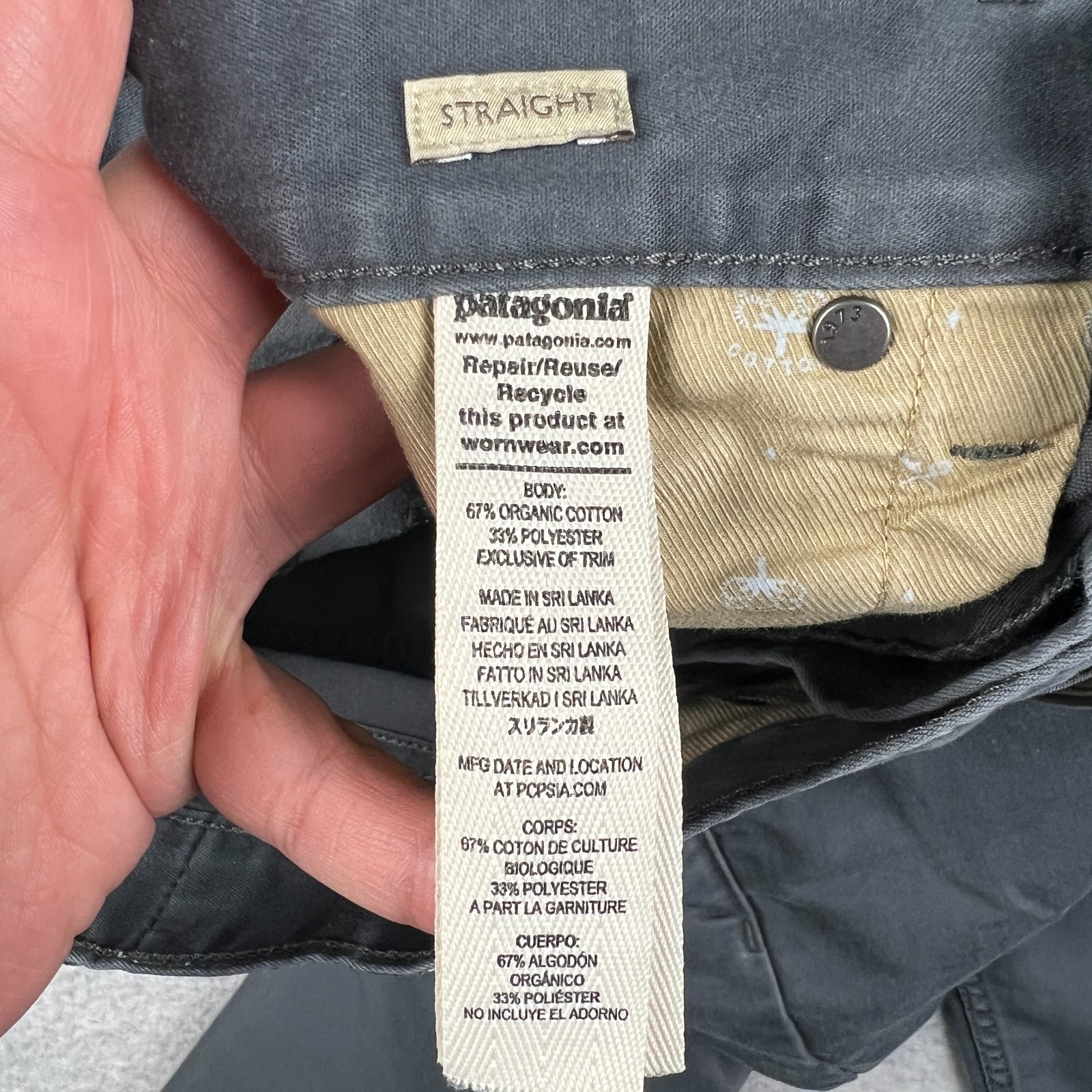 Patagonia Performance Twill Jeans Pants Iron Clad Straight 30x30 Stretch READ thumbnail 4