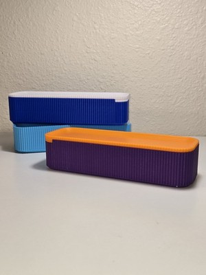 3D Printed Small Parts Organizer Box Sliding Lid with Removable Dividers PLA+