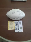Washington Redskins Multi Signed NFL White Panel Football Autographed Auto