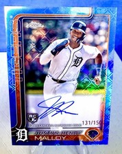 2025 Topps Chrome Logofractor - Rookie Autographs Justyn-Henry Malloy 131/150