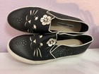 KARL LAGERFELD Black Leather Cat Themed Slip on Casual Shoes Size 9.5/40 — photo 4
