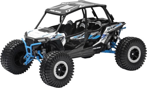Newray Toys 57976A 1:18 Scale ATV - POL RZR XP 4 Turbo Rock Crawler - Blue