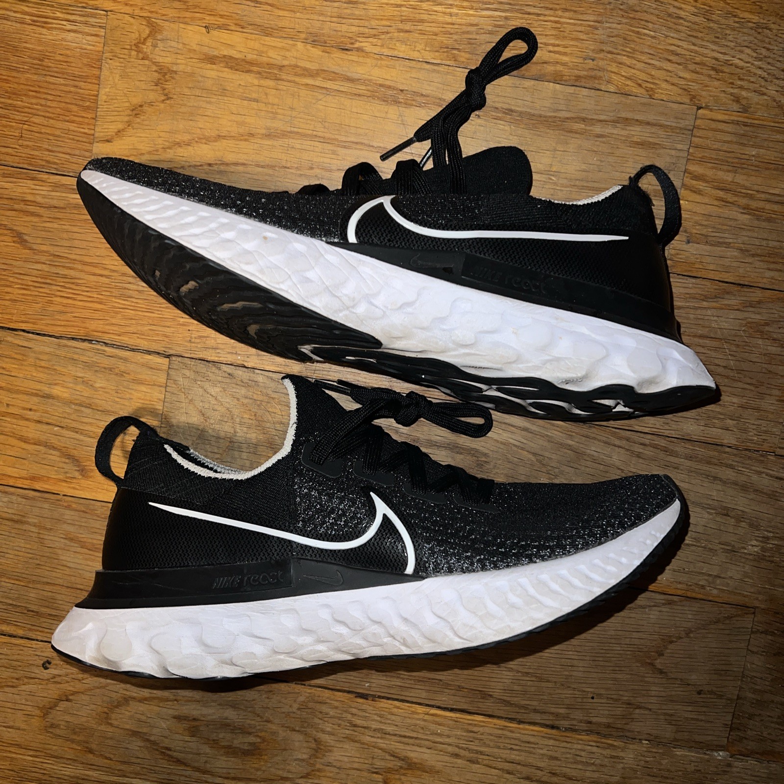Nike React Infinity Run Black/White Women Size 10.5/Men 9 trainer.rare.marathon