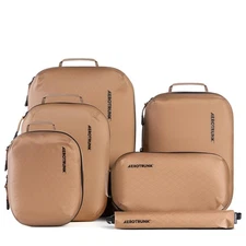 Ultralight Compression Packing Cubes - Lightweight Travel Organizers for Suit...