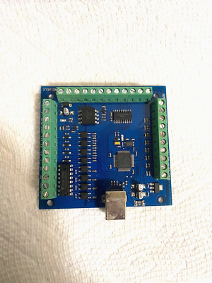 MACH3 USB 4 Axis 100KHz USB CNC Smooth Stepper Motion Controller Card Breako